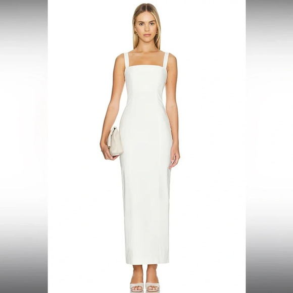 L'Academie Dresses & Skirts - L'Academie by Marianna Renia Maxi Dress White Cotton